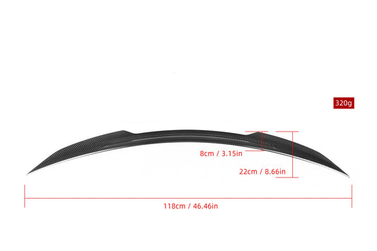 Mercedes Benz A-Class V177 W177 A45 A220 A250e A200 Sedan 2019-ON with Aftermarket Parts - X Style Rear Lip Spoiler Carbon Fiber from Aero Republic