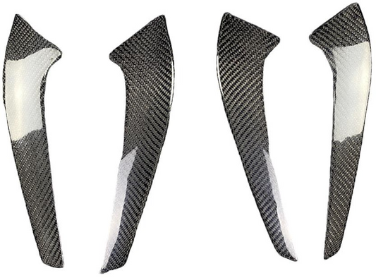 Mercedes Benz AMG GTR C190 2017 2018 2019 2020 2021 with Aftermarket Parts - R Style Front Canards Pre-preg Carbon Fiber from Aero Republic