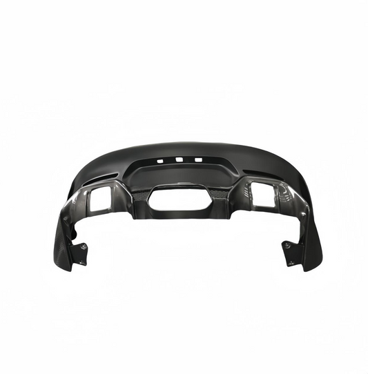 Mercedes Benz AMG GT GTS C190 2016 2017 2018 2019 2020 2021 with Aftermarket Parts - Rear Bumper Carbon Fiber from Aero Republic
