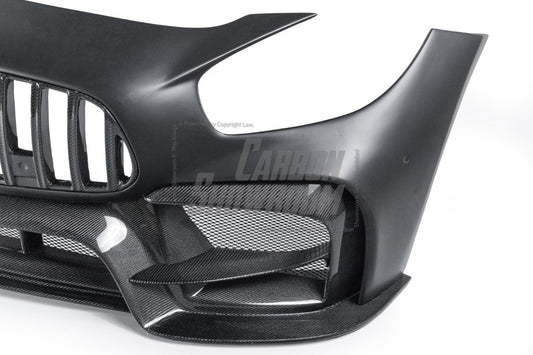 Mercedes Benz AMG GT GTS GTC C190 2016 2017 2018 2019 2020 2021 with Aftermarket Parts - IMP Style Front Bumper Carbon Fiber from Aero Republic