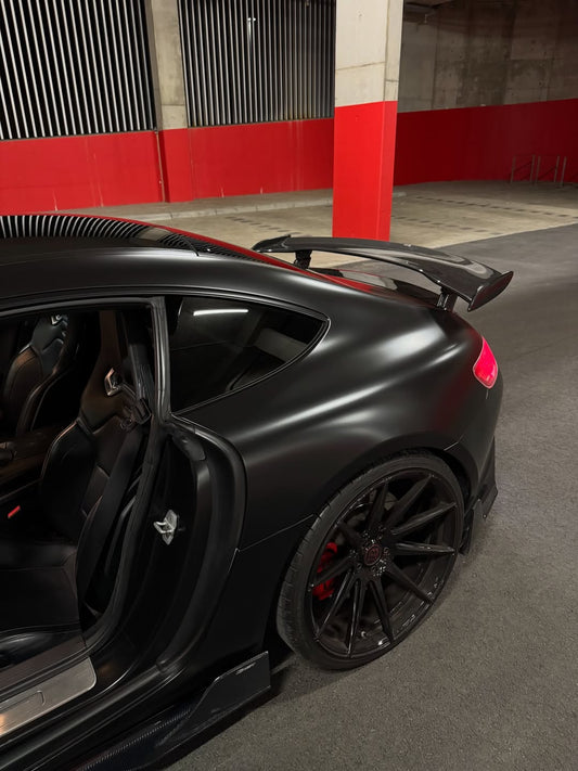 Mercedes Benz AMG GT GTS GTC C190 2016 2017 2018 2019 2020 2021 with Aftermarket Parts - GTR Style Rear Wing Carbon Fiber from Aero Republic