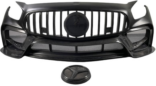 Mercedes Benz AMG GT GTS GTC C190 2016 2017 2018 2019 2020 2021 with Aftermarket Parts - IMP Style Front Bumper Carbon Fiber from Aero Republic