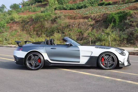 Mercedes Benz AMG GT GTS GTC C190 2018-2021 with Aero Republic's Aftermarket Parts - Rear Wing Carbon Fiber. A complete transformation of style and performance.