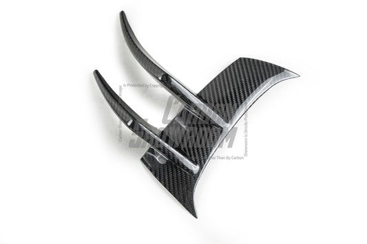 Mercedes Benz AMG GTR C190 2017 2018 2019 2020 2021 with Aftermarket Parts - Front Canards Pre-preg Carbon Fiber from Aero Republic