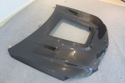 Mercedes Benz C-Class C300 C280 W204 Pre-Facelift 2007 2008 2009 2010 2011 with Aftermarket Parts - IMP Style Transperant Tempered Glass Window Hood Carbon Fiber / FRP from Aero Republic