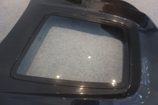 Mercedes Benz C-Class C300 C280 W204 Pre-Facelift 2007 2008 2009 2010 2011 with Aftermarket Parts - IMP Style Transperant Tempered Glass Window Hood Carbon Fiber / FRP from Aero Republic