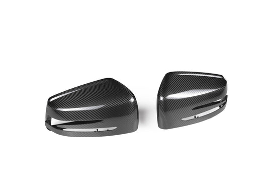 Mercedes Benz C Class W204 C250 C300 C450 C63 2010 2011 2012 2013 2014 with Aftermarket Parts - OE Style Replacement Mirror Caps Carbon Fiber from Aero Republic
