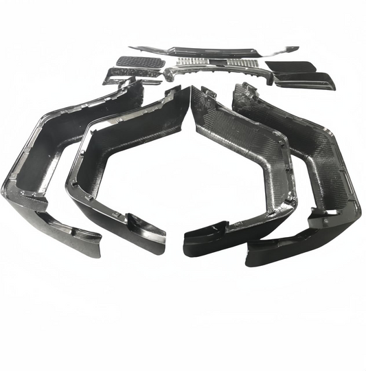 Aero Republic Wheel Arches for Mercedes Benz G63 AMG G550 W463 2013-2018 Dry Pre-preg Carbon Fiber