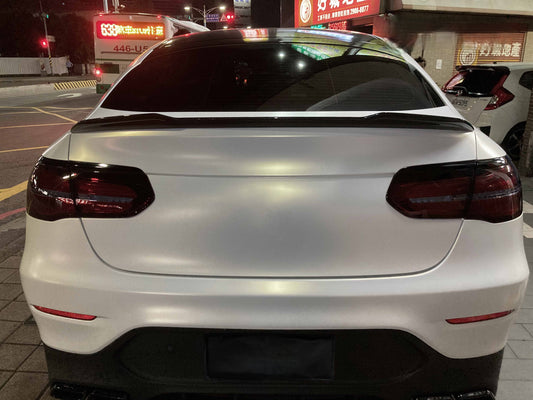 Mercedes Benz GLC-Class C253 AMG GLC63S GLC63 GLC43 GLC300e GLC300 GLC200 (Both Fits Pre-Facelift & Facelift) Coupe 2016 2017 2018 2019 2020 2021 2022 with Aftermarket Parts - X Style Rear Lip Spoiler Pre-preg Carbon Fiber from Aero Republic