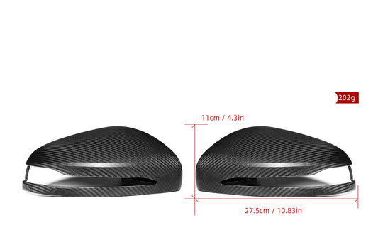 Mercedes Benz GLE-Class C167 W167 AMG GLE63S GLE53 GLE450 GLE350 (Both Fits Pre-Facelift & Facelift) 2019-ON with Aftermarket Parts - OE Style Replacement Mirror Caps Pre-preg Carbon Fiber from Aero Republic