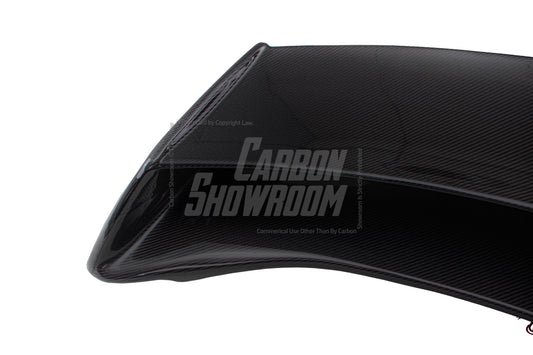 Nissan 370Z Z34 Fairlady Z Sport Touring Base 2009 2010 2011 2012 2013 2014 2015 2016 2017 2018 2019 2020 with Aftermarket Parts - AM Style Rear Spoiler Carbon Fiber / FRP from Aero Republic