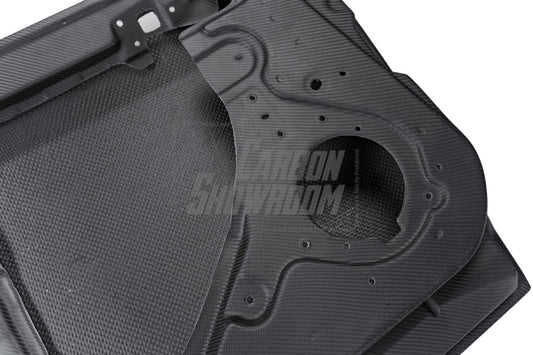 Nissan GTR R35 2017 2018 2019 2020 2021 2022 2023 with Aftermarket Parts - OEM Style Doors Replacement Carbon Fiber from Aero Republic