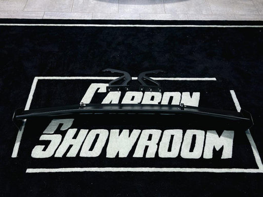 Porsche 981 Cayman (Base / S / GTS) 2012 2013 2014 2015 2016 & 718 982 Cayman (Base / T / S / GTS) 2017-ON with Aftermarket Parts - GT4RS Style Rear Wing Dry Pre-preg Carbon Fiber from Dupont Tech