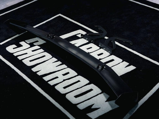 Porsche 981 Cayman (Base / S / GTS) 2012 2013 2014 2015 2016 & 718 982 Cayman (Base / T / S / GTS) 2017-ON with Aftermarket Parts - GT4RS Style Rear Wing Dry Pre-preg Carbon Fiber from Dupont Tech