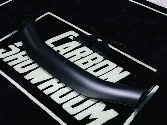 Porsche 981 Cayman (Base / S / GTS) 2012 2013 2014 2015 2016 & 718 982 Cayman (Base / T / S / GTS) 2017-ON with Aftermarket Parts - GT4RS Style Rear Wing Dry Pre-preg Carbon Fiber from Dupont Tech