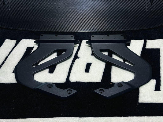 Porsche 718 / 981 / 987 Cayman Base S T GTS R with Aftermarket Parts - GT4RS Style Rear Wing (Aluminum Bracket Included) Pre-preg Carbon Fiber / FRP from Aero Republic