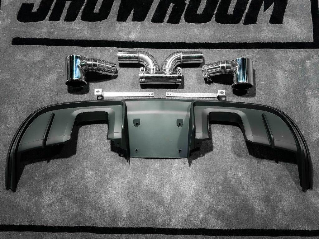 718 Boxster Cayman S T aftermarket parts-Aero Republic PP Diffuser ...