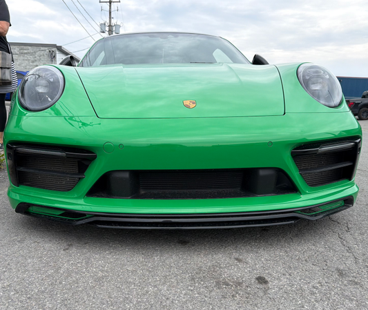 Porsche 911 992.1 Carerra Base/S/T/4/4S/Targa 4/ Targa 4S (base bumper only) 2020 2021 2022 2023 2024 with Aftermarket Parts - Front Lip Carbon Fiber / FRP from Aero Republic