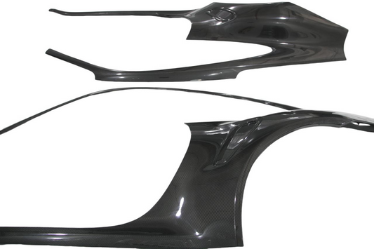 Porsche 911 992.1 Carerra Base/S/T/4/4S/GTS/GT3 2020 2021 2022 2023 2024 with Aftermarket Parts - GT3RS Conversion Rear Quarter Panel & Rocker Panel Cover Pre-preg Carbon Fiber from Aero Republic