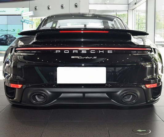 Porsche 911 992.1 Turbo/Turbo S 2020 2021 2022 2023 2024 2025 with Aftermarket Parts - OEM Replacement Rear Diffuser Carbon Fiber from Aero Republic