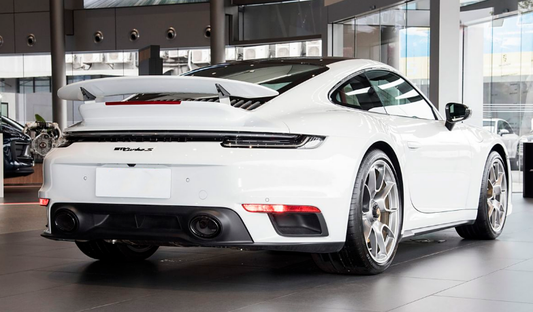 Porsche 911 992.1 Turbo/Turbo S 2020 2021 2022 2023 2024 2025 with Aftermarket Parts - OEM Replacement Rear Diffuser Carbon Fiber from Aero Republic