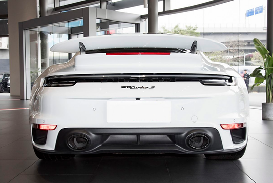 Porsche 911 992.1 Turbo/Turbo S 2020 2021 2022 2023 2024 2025 with Aftermarket Parts - OEM Replacement Rear Diffuser Carbon Fiber from Aero Republic