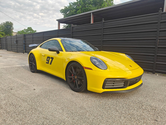 Porsche 911 992 992.1 992.2 Carerra Base/S/T/4/4S/Targa 4/ Targa 4S/GTS/Turbo/Turbo S/GT3/GT3RS Panamera 971 971.1 RWD/Base/4/4S/GTS/Turbo/Turbo S LHD (Left Hand Drive) 2020-ON & Taycan 9J1 Sedan/Cross Turismo RWD/4S/GTS/Turbo/Turbo S LHD (Left Hand Drive) 2020-ON with Aftermarket Parts - OE Style Replacement Mirror Caps Pre-preg Carbon Fiber from Aero Republic