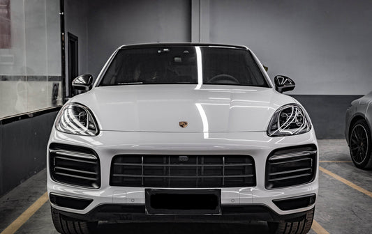 Porsche Cayenne 9Y0 9Y0.1 Base/S/GTS/Turbo/Turbo S LHD (Left Hand Drive) 2019 2020 2021 2022 2023 & Cayenne 9Y3 9Y3.1 Base/S/GTS/Turbo/Turbo S/Turbo GT LHD (Left Hand Drive) 2019 2020 2021 2022 2023 with Aftermarket Parts - OE Style Replacement Mirror Caps Pre-preg Carbon Fiber from Aero Republic