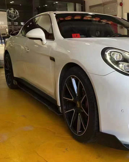 Porsche Panamera 970 970.1 970.2 2/4/4S/GTS/Turbo/Turbo S 2010 2011 2012 2013 2014 2015 2016 with Aftermarket Parts - Side Skirts Carbon Fiber from Aero Republic