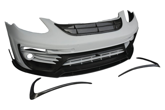 Porsche Panamera 971 971.1 Base/4/4S/GTS/Turbo/Turbo S 2017 2018 2019 2020 & Panamera 971 971.2 Base/4/4S/GTS/Turbo/Turbo S 2021 2022 2023 with Aftermarket Parts - MSRY Style Front Bumper Carbon Fiber from Aero Republic