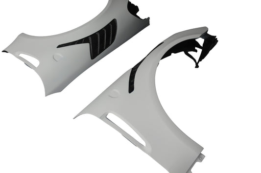 Porsche Panamera 971 971.1 Base/4/4S/GTS/Turbo/Turbo S 2017 2018 2019 2020 & Panamera 971 971.2 Base/4/4S/GTS/Turbo/Turbo S 2021 2022 2023 with Aftermarket Parts - MSRY Style Front Fenders Carbon Fiber from Aero Republic