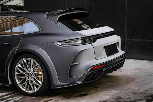 Porsche Panamera 971 971.1 Base/4/4S/GTS/Turbo/Turbo S 2017 2018 2019 2020 & Panamera 971 971.2 Base/4/4S/GTS/Turbo/Turbo S 2021 2022 2023 with Aftermarket Parts - MSRY Style Wheel Arches Carbon Fiber from Aero Republic