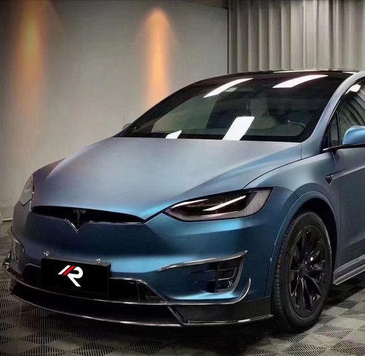 Tesla Model X P100D 100D 90D 75D 60D Performance Long Range Base 2016 2017 2018 2019 2020 2021 with Aftermarket Parts - RZ Style Full Body Kit Carbon Fiber from Aero Republic