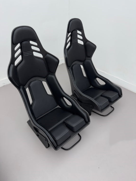 Aero Republic Recar Podium Style Universal Racing Bucket Seat Dry Pre-preg Carbon Fiber