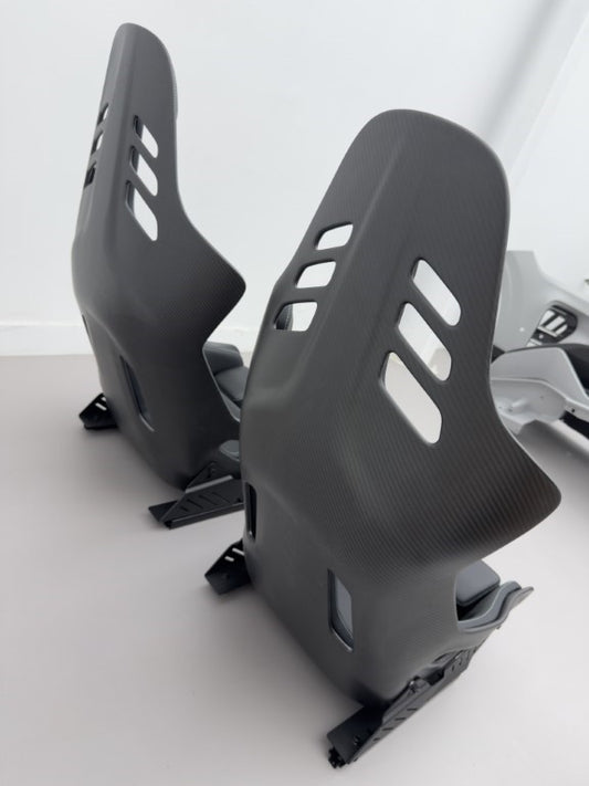 Aero Republic Recar Podium Style Universal Racing Bucket Seat Dry Pre-preg Carbon Fiber