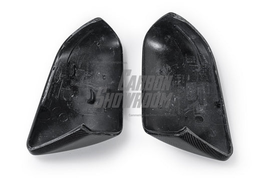  Ford Mustang Ecoboost S550.1 S550.2 2015-2023 with Aero Republic's Aftermarket Parts - Replacement Mirror Caps Carbon Fiber