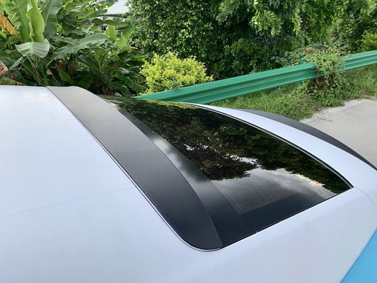 Rolls-Royce Wraith 2014 2015 2016 2017 2018 2019 2020 2021 with Aftermarket Parts - M Style Rear Roof Spoiler Pre-preg Carbon Fiber / FRP from Aero Republic