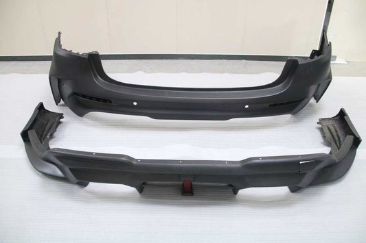 BMW M3 G80 2021-ON with Aftermarket Parts - SCORPION Rear Bumper & Diffuser Dry Pre-preg Carbon Fiber from Aero Republic