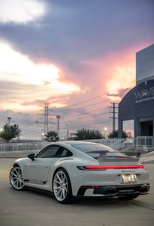 Aero Republic Sport Aerokit Style Rear Spoiler for Porsche 911 992.1 Carerra Targa 4S/GTS 2020-2024 Coupe Dry Pre-preg Carbon Fiber