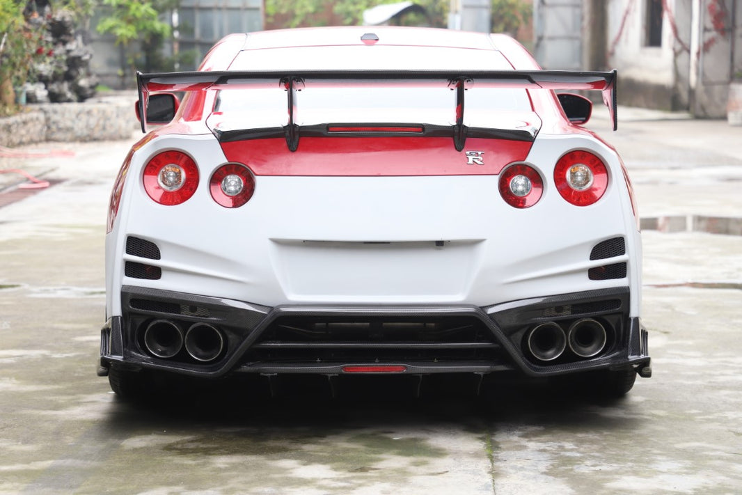 Nissan GTR R35 DBA EBA Aftermarket Parts - Aero Republic Rear Bumper ...