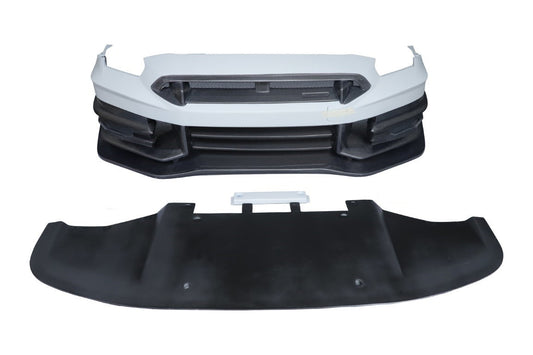 Nissan GTR R35 CBA DBA EBA 2008 2009 2010 2011 2012 2013 2014 2015 2016 2017 2018 2019 2020 2021 2022 2023 2024 with Aftermarket Parts - TSV2 Style Full Body Kit Carbon Fiber / FRP from Aero Republic