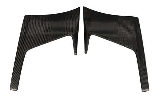 Nissan GTR R35 CBA DBA EBA 2008 2009 2010 2011 2012 2013 2014 2015 2016 2017 2018 2019 2020 2021 2022 2023 2024 with Aftermarket Parts - TSV2 Style Rear Bumper Side Valences Carbon Fiber / FRP from Aero Republic