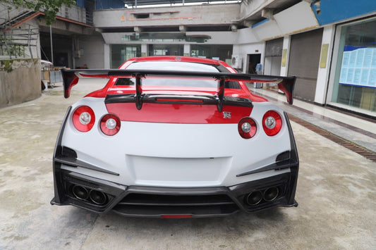 Nissan GTR R35 CBA DBA EBA 2008 2009 2010 2011 2012 2013 2014 2015 2016 2017 2018 2019 2020 2021 2022 2023 2024 with Aftermarket Parts - TSV2 Style Full Body Kit Carbon Fiber / FRP from Aero Republic