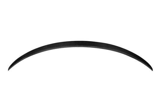 Tesla Model 3 Performance 2017 2018 2019 2020 2021 2022 2023 with Aftermarket Parts - A Style Rear Lip Spoiler Pre-preg Carbon from Aero Republic