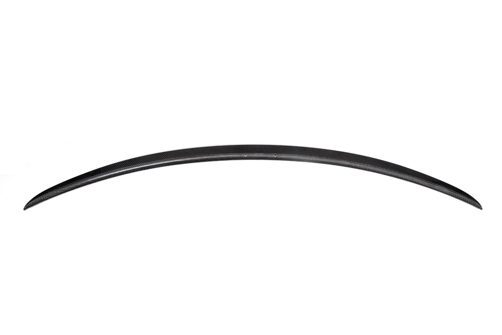 Tesla Model 3 Performance 2017 2018 2019 2020 2021 2022 2023 with Aftermarket Parts - A Style Rear Lip Spoiler Pre-preg Carbon from Aero Republic