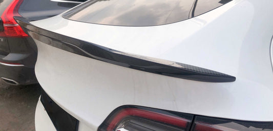 Tesla Model 3 Performance 2017 2018 2019 2020 2021 2022 2023 with Aftermarket Parts - VS Style Rear Lip Spoiler Pre-preg Carbon from Aero Republic