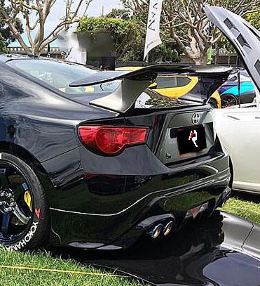 Toyota GT86 86 TRD GT SE Base ZN6 2017 2018 2019 2020 & Scion FR-S FRS ZN6 2013 2014 2015 2016 & Subaru BRZ TS Limited Premium ZN6 2013 2014 2015 2016 2017 2018 2019 2020 with Aftermarket Parts - GTR Style Rear Wing Carbon Fiber from Aero Republic
