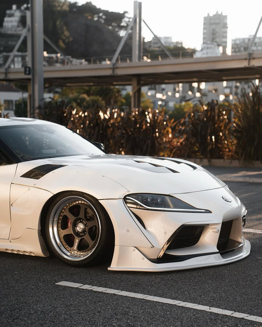 Aero Republic Carbon Fiber Hood Bonnet TS Style for Toyota Supra A90 A91 2020 2021 2022 - Performance SpeedShop