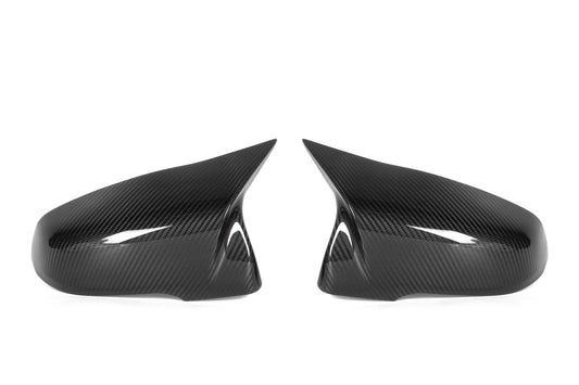 Toyota Supra MK5 A90 A91 3.0 2.0 2020 2021 2022 2023 2024 with Aftermarket Parts - M Style Replacement Mirror Caps Pre-preg Carbon Fiber from Aero Republic