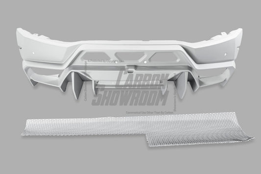 Aero Republic V Style Carbon Fiber Rear Bumper & Diffuser For Lamborghini Huracan LP580 LP610